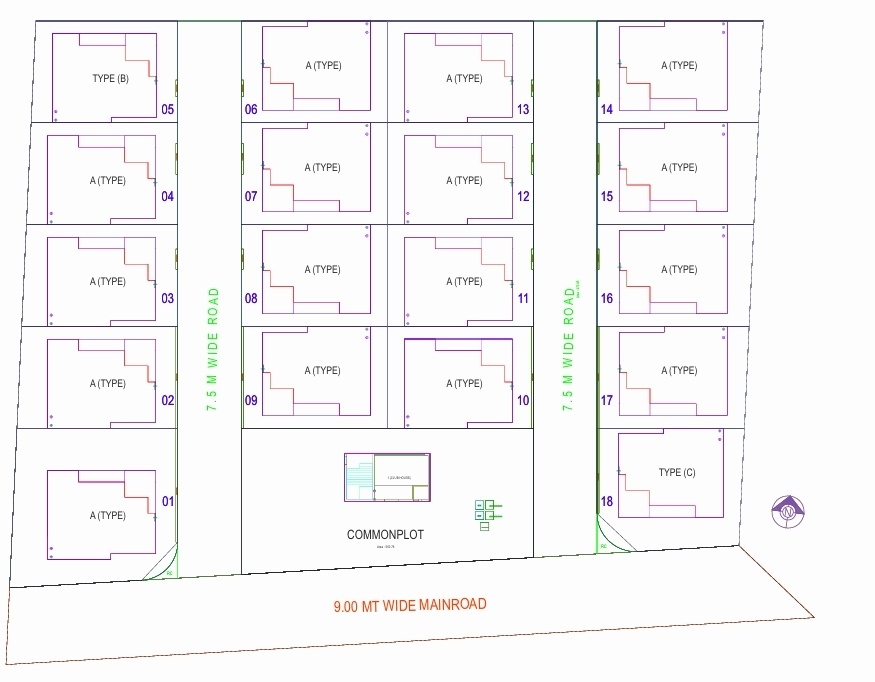 riviera retreat Layout Plan