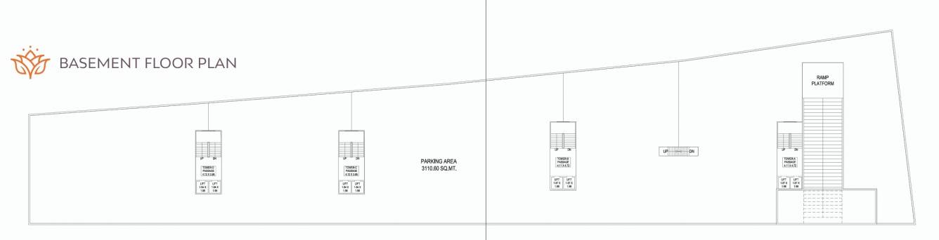 ananyaa grace Tower A B C D Cluster Plan for basement Floor