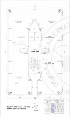  pratishtha-palm Block A & B Cluster Plan for Terrace Floor
