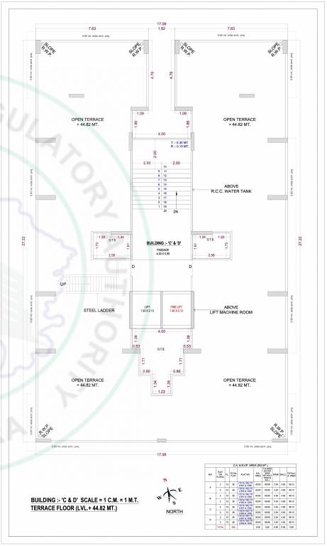  pratishtha palm Block C & D Cluster Plan for ground Floor