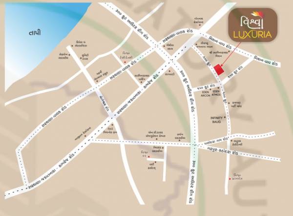  vishwa-luxuria Location Plan