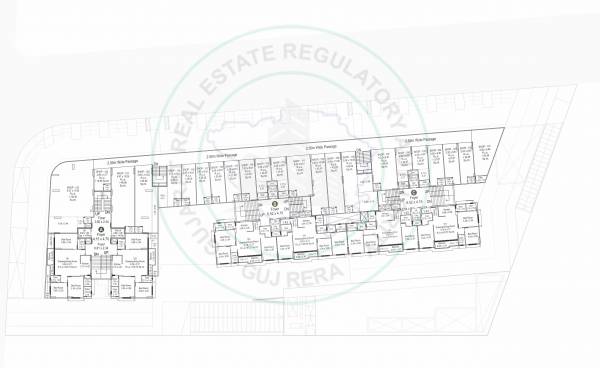  western-luxuria Block A,B,C Cluster Plan for 1st Floor