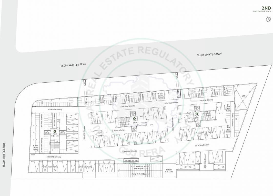  western luxuria Block A,B,C Cluster Plan For Basement