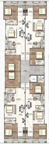 Salma Residency Cluster Plan from 1st to 4th Floor salma-residency Salma Residency Cluster Plan from 1st to 4th Floor