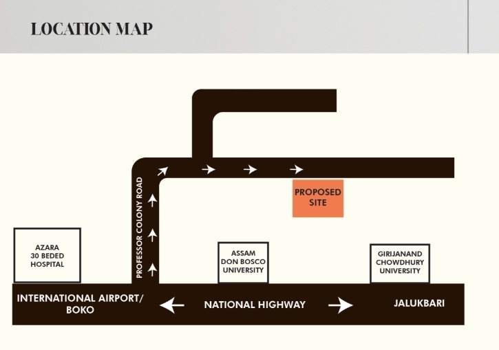 galaxy niwas Location Plan