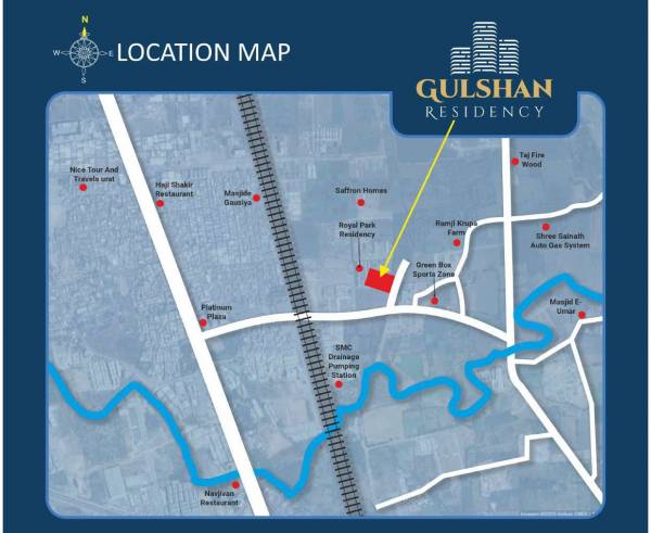  gulshan-residency Location Plan