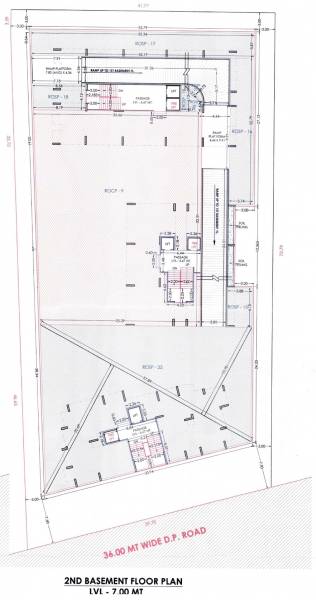  sarthi-homes Tower A B C Cluster Plan for basement 2 Floor