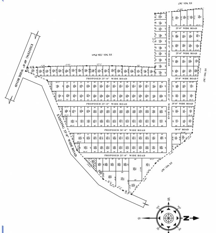  homes Layout Plan