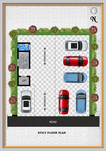  akshaya-flats Akshaya Flats Cluster Plan for ground Floor