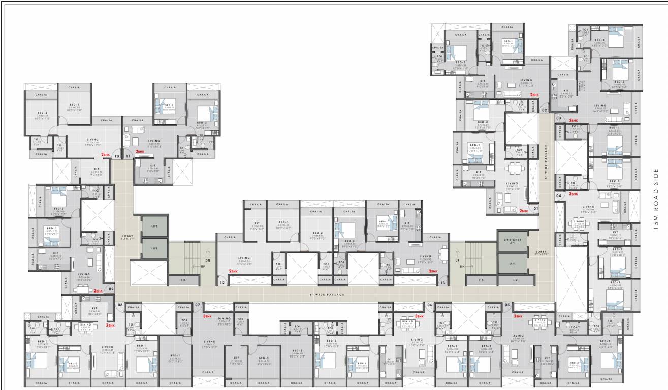  tulip kingdom Cluster Plan 5th 7th 9th & 11