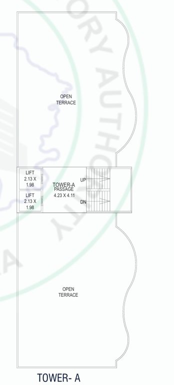 belvista 2 Tower A Cluster Plan for Terrace Floor