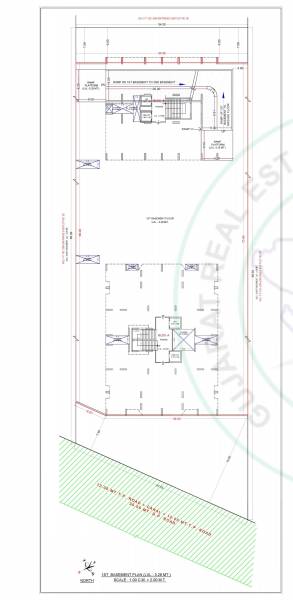 Block A, B Cluster Plan for Basement Floor kedar-luxuria Block A, B Cluster Plan for Basement Floor