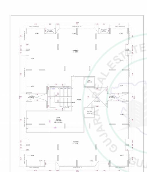 Block A Cluster Plan for ground Floor kedar-luxuria Block A Cluster Plan for ground Floor