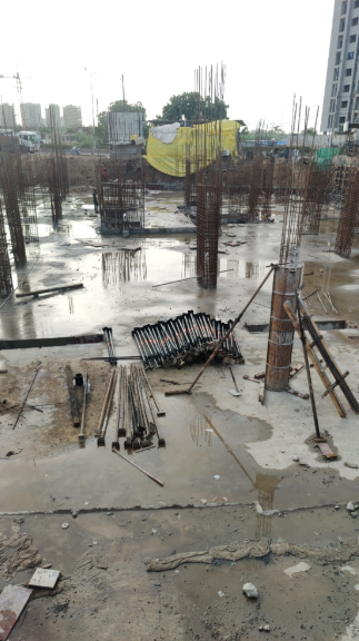  kedar luxuria Construction Status Aug 25