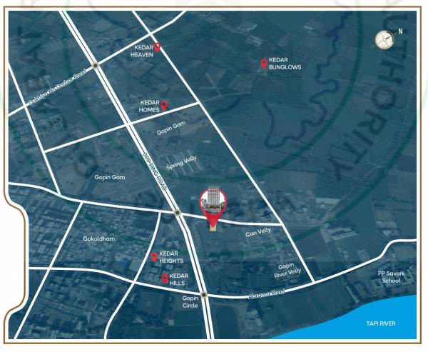 Location Plan kedar-luxuria Location Plan