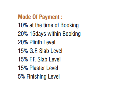 shivam-villa Construction Linked Payment (CLP) Payment Plan