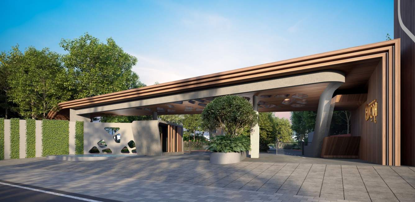  aspire spaces evora villas Entrance Gate Security Cabin