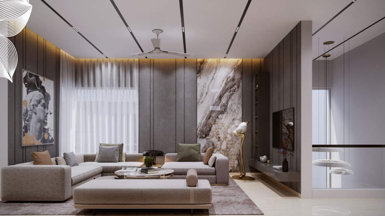  aspire spaces evora villas Living Area