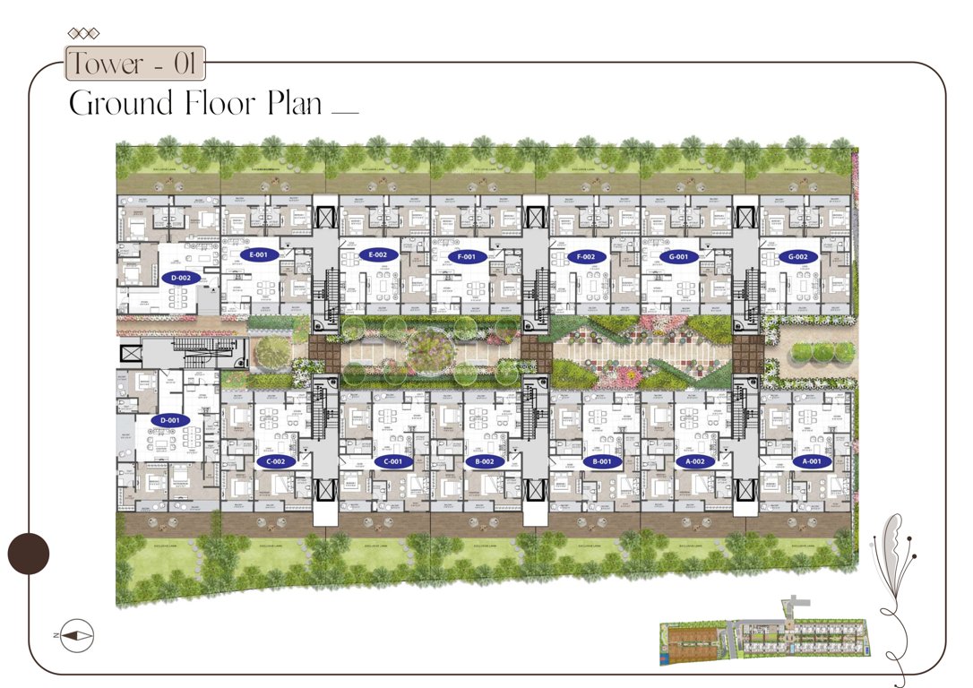  winds of life BLOCK 1 Cluster Plan