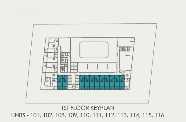  sky-views Sky Views Cluster Plan for 1st Floor