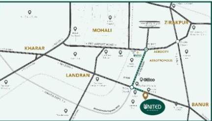 united bloomdale Location Plan