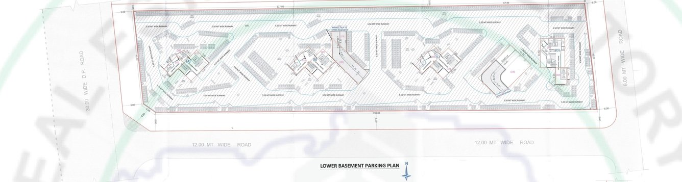  flora park Block A Cluster Plan for lower besment parking