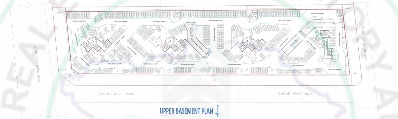  flora park Block A Cluster Plan for uper besment
