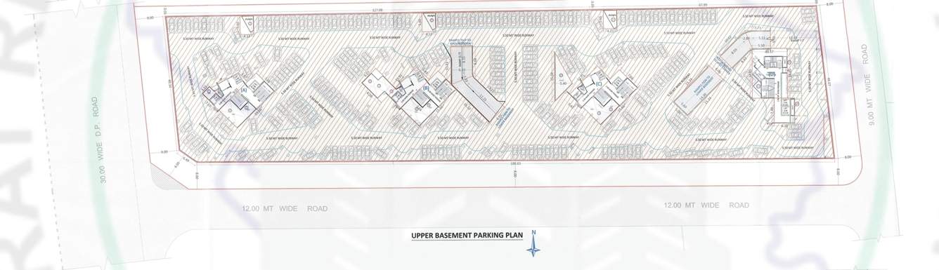  flora park Block A Cluster Plan for uper besment parking