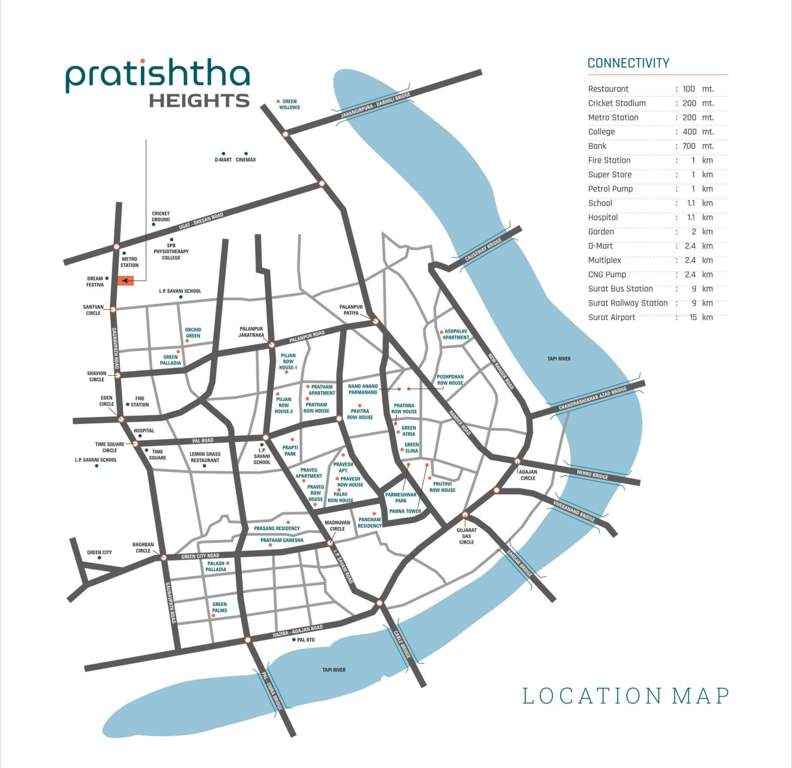  heights Location Plan