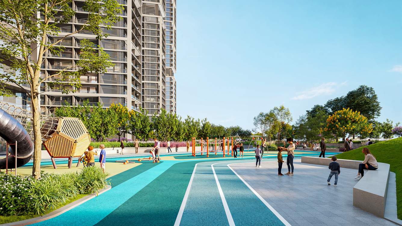 central Children's play area