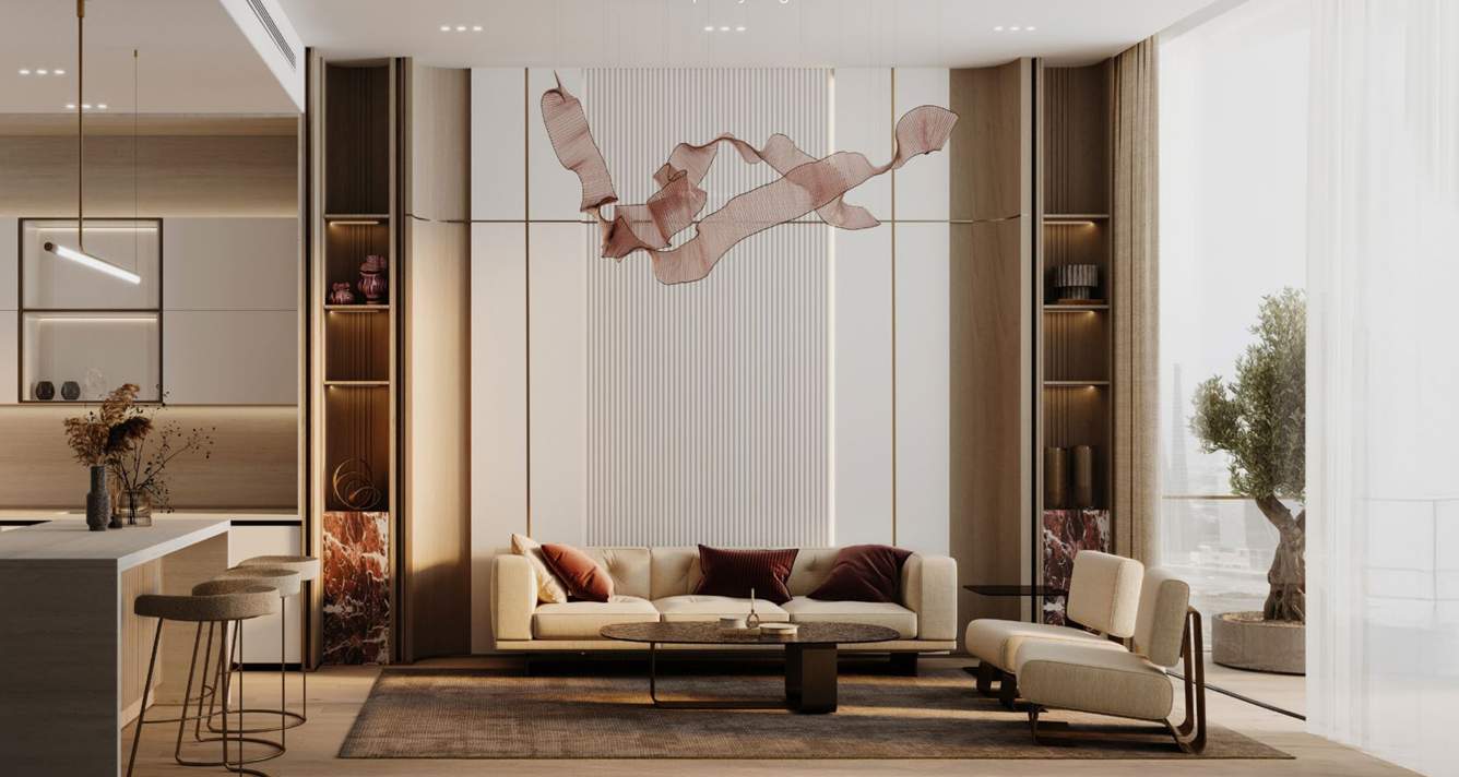  binghatti flare Living Area