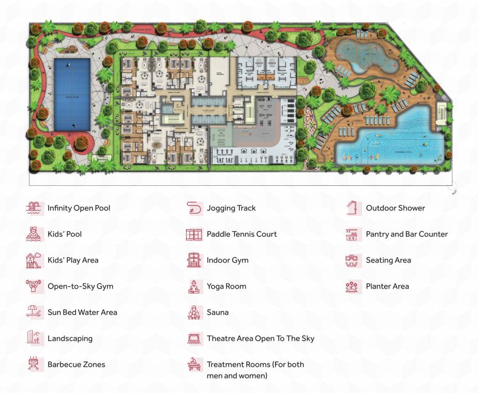  marriott residences Layout Plan
