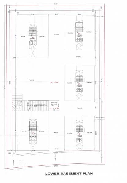  siddheshwar-hills A B C D E Cluster Plan for basment Floor