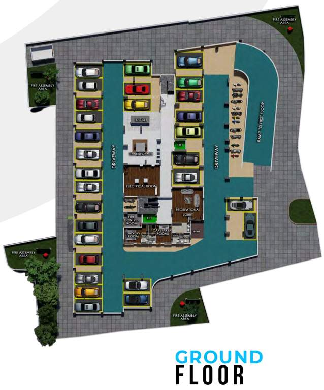  golden peak Golden Peak Cluster Plan for ground Floor