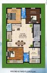 Shreyas Flats Cluster Plan from 2nd to 3rd Floor shreyas-flats Shreyas Flats Cluster Plan from 2nd to 3rd Floor