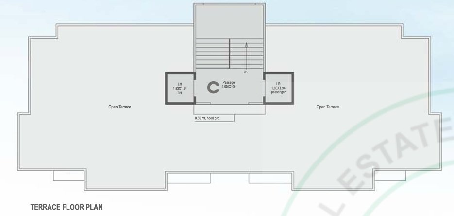 sunrise infinity Block C Cluster Plan for Terrace Floor