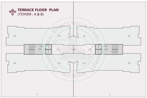 Block A Cluster Plan for Terrace Floor courtyard-paramount Block A Cluster Plan for Terrace Floor
