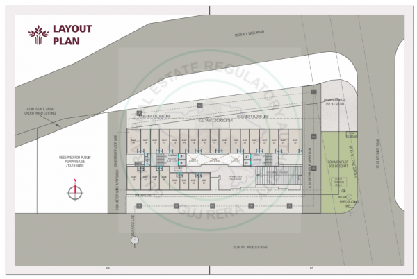 Layout Plan courtyard-paramount Layout Plan