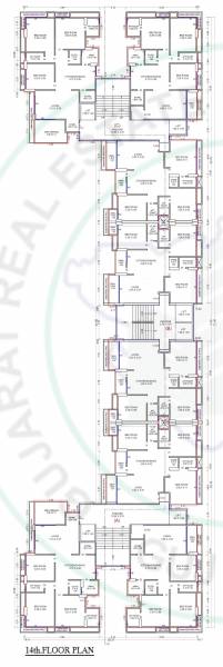 Tower A B C Cluster Plan for 14th Floor sritam Tower A B C Cluster Plan for 14th Floor