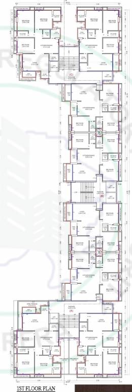 sritam Tower A B C Cluster Plan for 1st Floor
