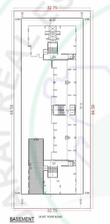 sritam Tower A B C Cluster Plan for basement Floor