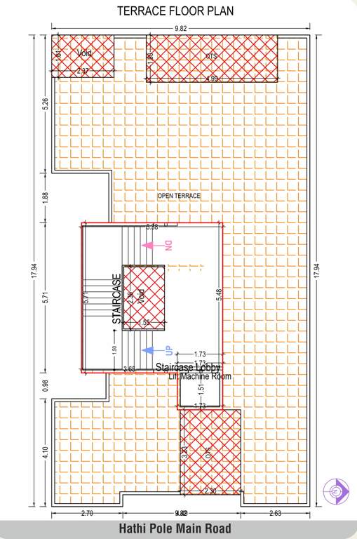  shivneri flats Shivneri Flats Cluster Plan for terrace