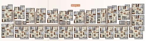  kamadhenu-heights BLOCK A Cluster Plan from ground to 4th Floor