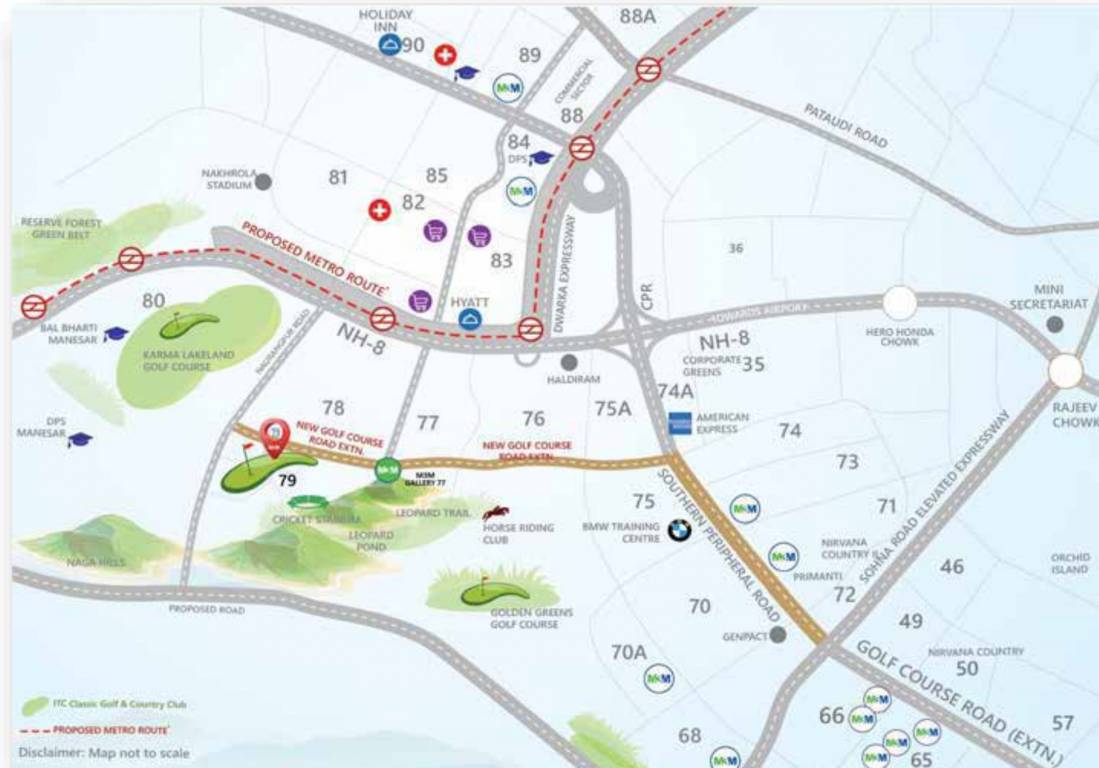  golf hills phase 1 Location Plan