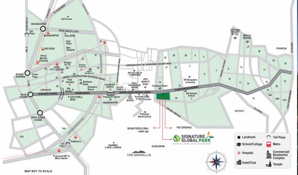  signature-global-park-ii Location Plan