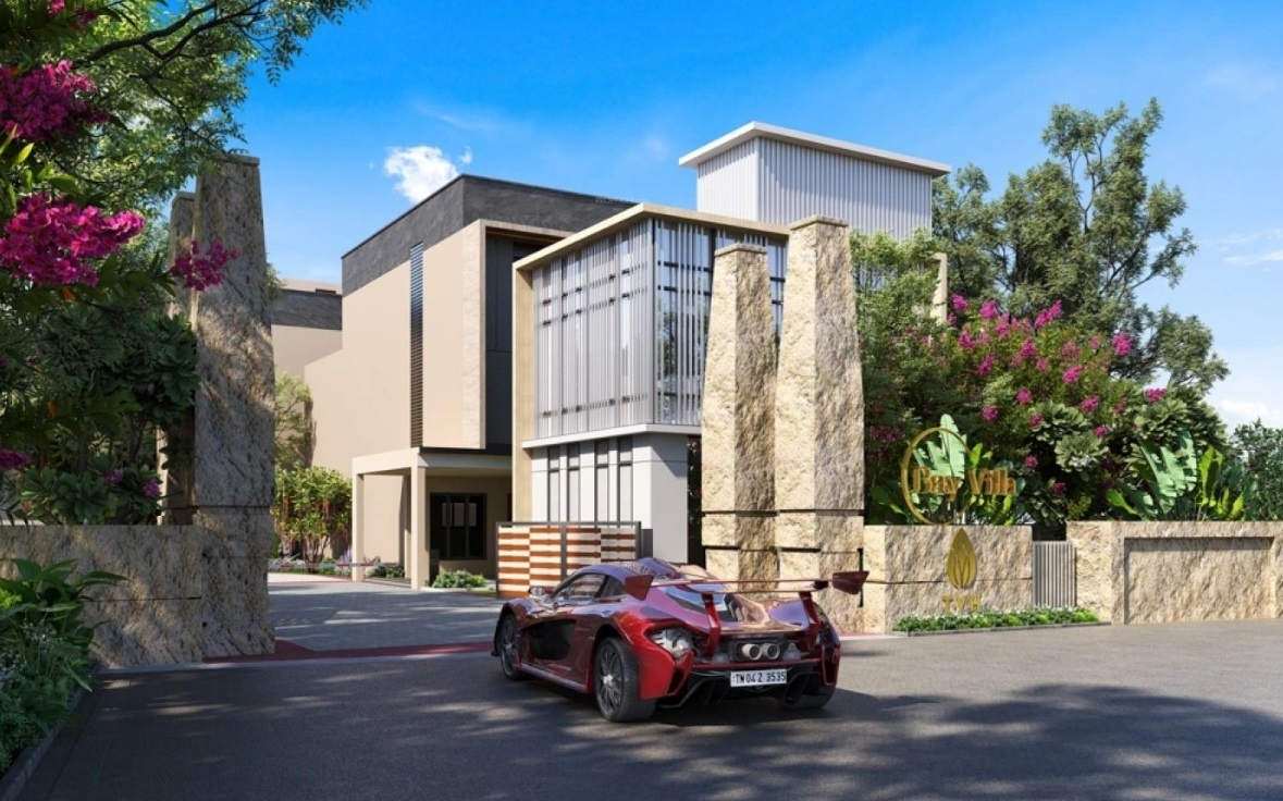  bay villa Gated Community