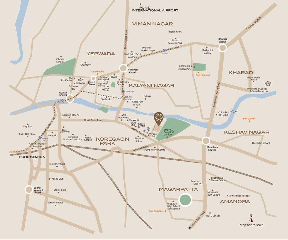  sun platina Location Plan