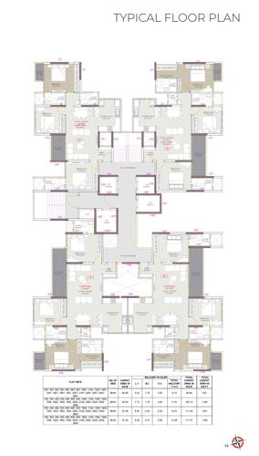  unico Unico Cluster Plan from 1st to 12th Floor