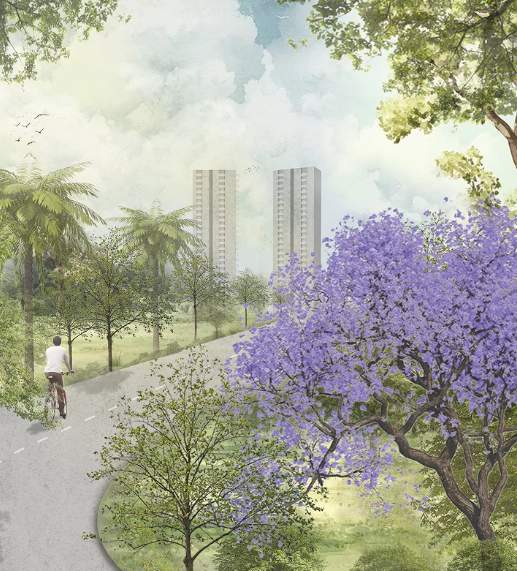  the earthscape phase 1 Internal Roads & Footpaths