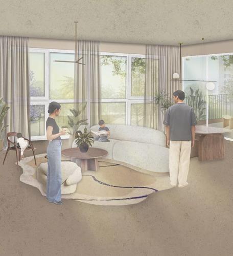  the-earthscape-phase-1 Living Area